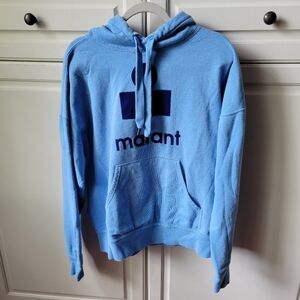 Isabel Marant Etoile HOODED embroidered Logo Sweatshirt 40 Mansel